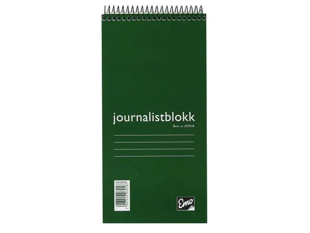 Emo Journalistblokk EMO 105x210mm 100bl lin