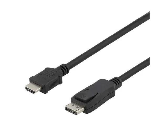 DELTACO Kabel DELTACO Display/HDMI M/M 2m sort