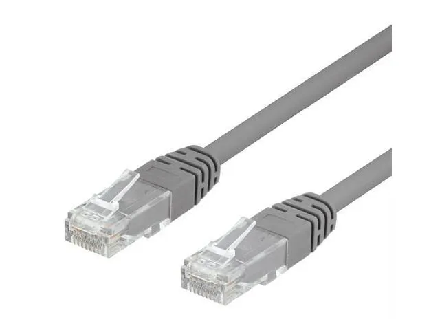 DELTACO Kabel DELTACO nettverk Cat6 2m grå