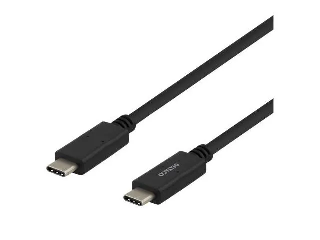 DELTACO Kabel Deltaco USB-C til USB-C 1m