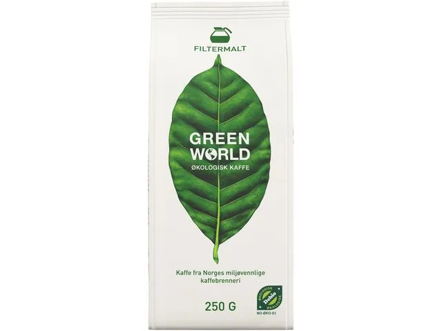 Evergood Kaffe GREEN WORLD filtermalt økolog 250g