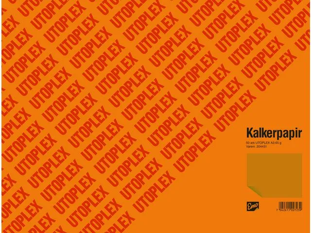 Kalkerpapir, A3, 420 x 297 mm,  65 g/m² , 50 blad