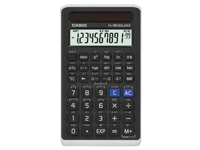 Casio Kalkulator CASIO FX-82 SolarII Viten/Tek