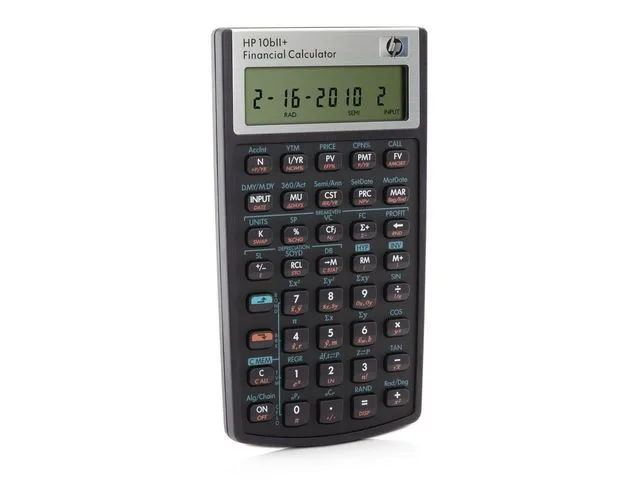 HP Kalkulator HP 10BII Finans Algebraisk