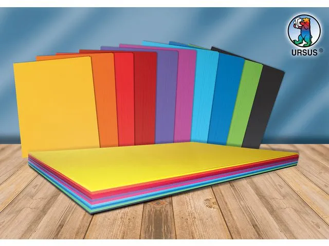 URSUS (Bähr) Kartong, A2, 420 x 594 mm, 220 gram, 10 assorterte farger