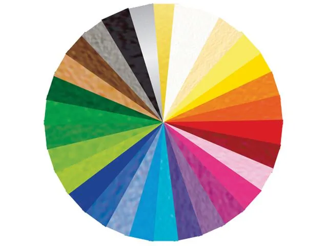 URSUS (Bähr) Kartong A4, 210 x 300 mm, 220 g/m², assorterte farger, pakke med 120