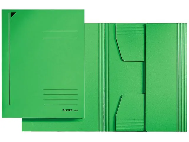 Leitz Klaffmappe kartong folio grønn