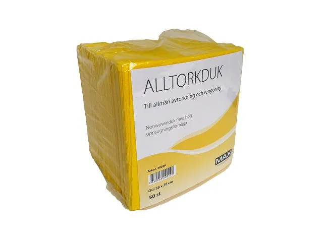 MAX Klut MAX Non woven 38x38 gul (50)
