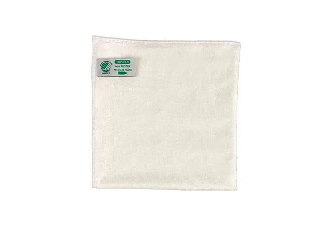 Klut Tentant microfiber 40x40 hvit (10)