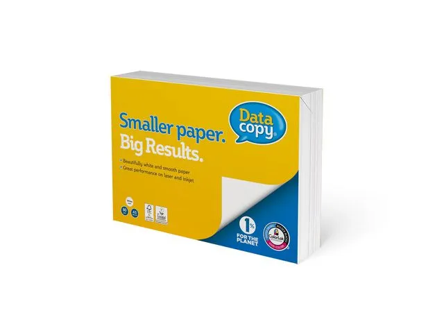 Data Copy kopipapir, A5, 148 x 210 mm, 80 g/m², hvit, pakke med 500