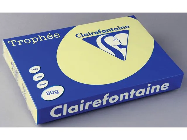Clairefontaine Kopipapir TROPHEE A3 80g sitrongul (500)