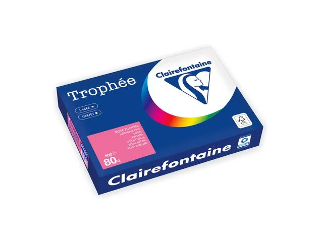 Clairefontaine Kopipapir TROPHEE A4 80g rosa (500)