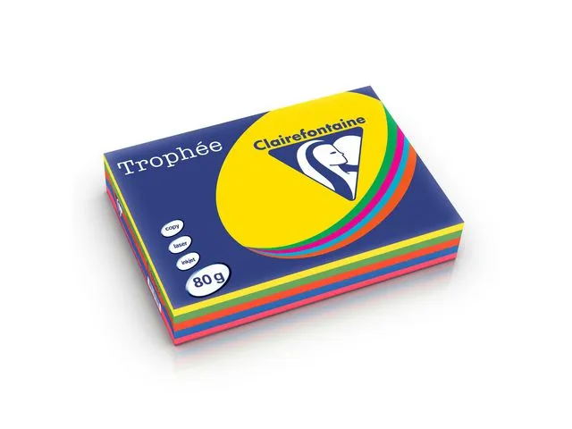 Clairefontaine Kopipapir TROPHEE I. A4 80g 5 frg (500)