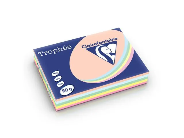 Clairefontaine Kopipapir TROPHEE P. A4 80g 5 frg (500)