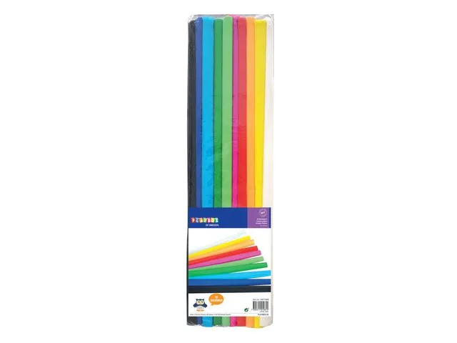 PLAYBOX Kreppapir PLAYBOX 50x200cm 10 farger