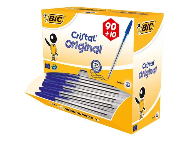 BIC® Kulepenn BIC Cristal M blå (100)