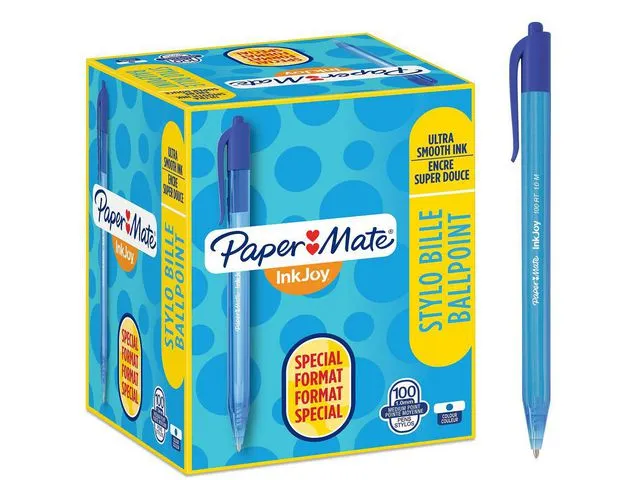 Paper Mate Kulepenn PAPERMATE Inkjoy RT blå(100)