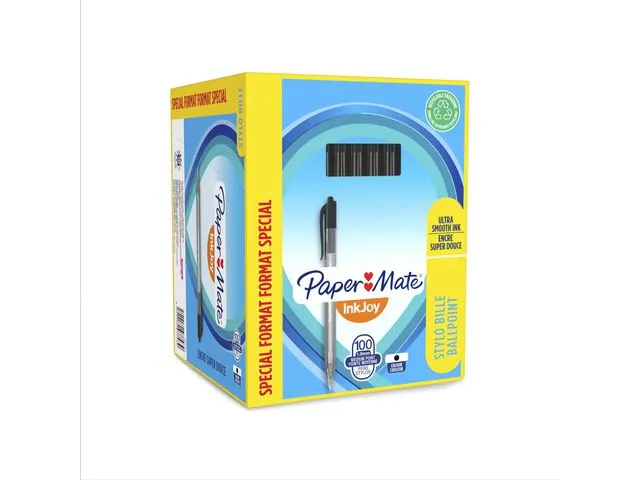 Paper Mate Kulepenn PAPERMATE 100RT 1,0 sort (100)