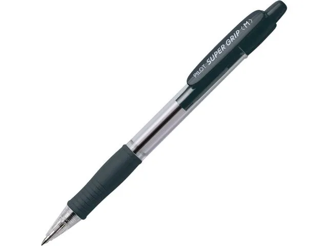 Pilot Kulepenn PILOT Supergrip M sort