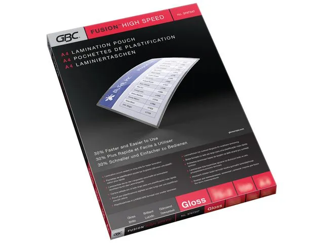 GBC Lamineringslomme GBC A4 HS 75my (100)