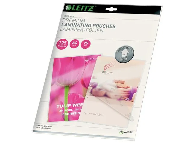 Leitz Lamineringslomme LEITZ A4 UDT 125my (25)