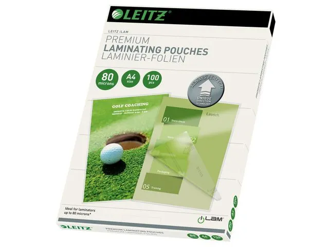 Leitz Lamineringslomme LEITZ A4 UDT 80my (100)