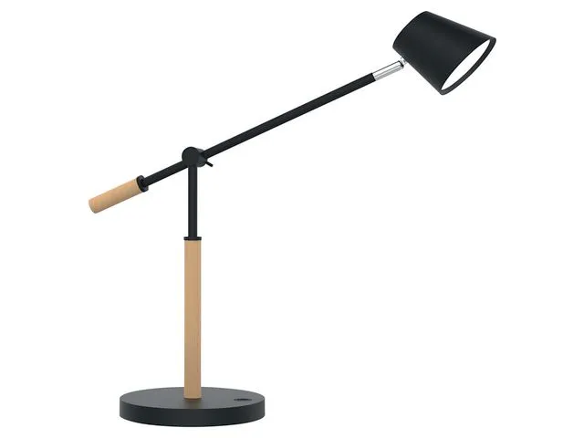 Unilux Lampe UNILUX LED Vicky tre/sort