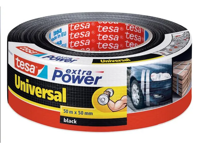 tesa® Lerretstape TESA 50mmx50m sort (6)