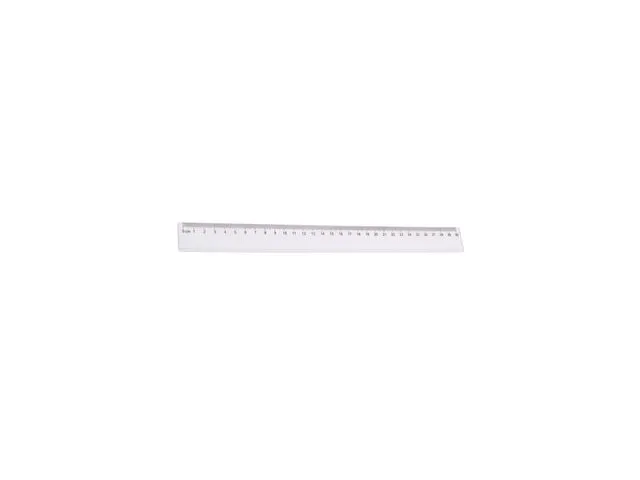 d.rect OFFICE OVERSEAS AND INLAND LOGISTICS Linjal D.RECT 30cm klar