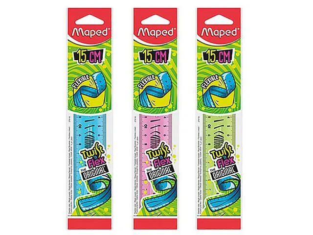 Maped Linjal Twist'n Flex 15cm
