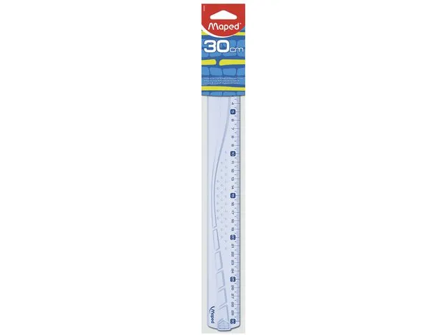 Maped Linjal plast for oppheng 30 cm