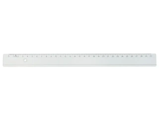 ARDA Linjal transparent plast ,20 cm