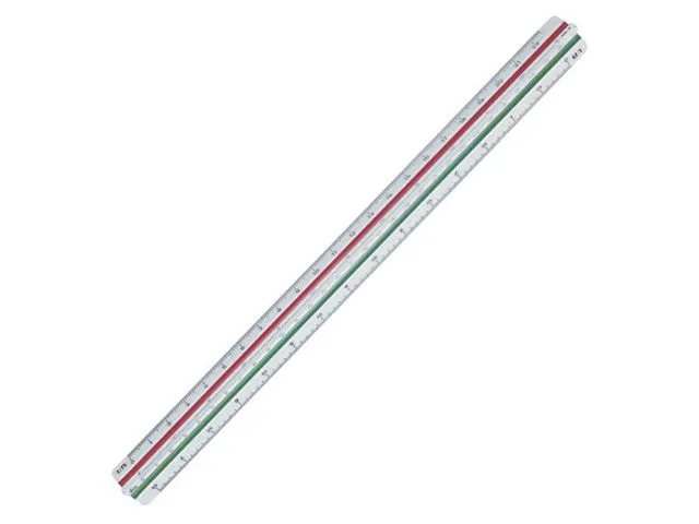 Staedtler Linjal reduksjon 1:20-25-50-75-100-125