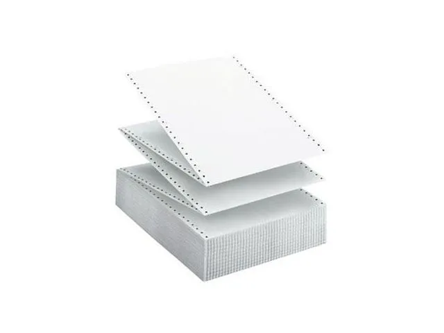 Exacompta Listepapir 240mmx12'' 80g 1x hvit (2000)