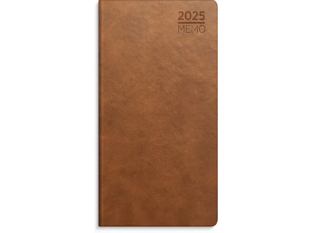 Grieg Lommekal. GRIEG Memo 2025 imitert cognac