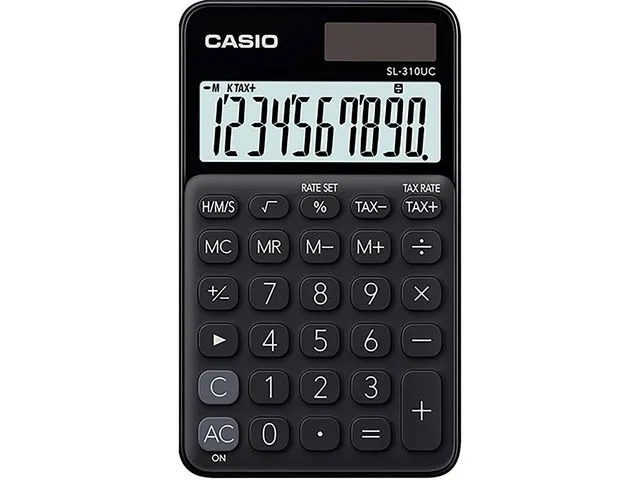 Casio Lommekalkulator CASIO SL-310UC Sort