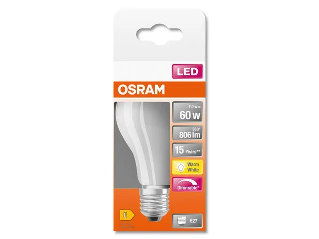 Osram Lyspære OSRAM classic A60 E27 dim