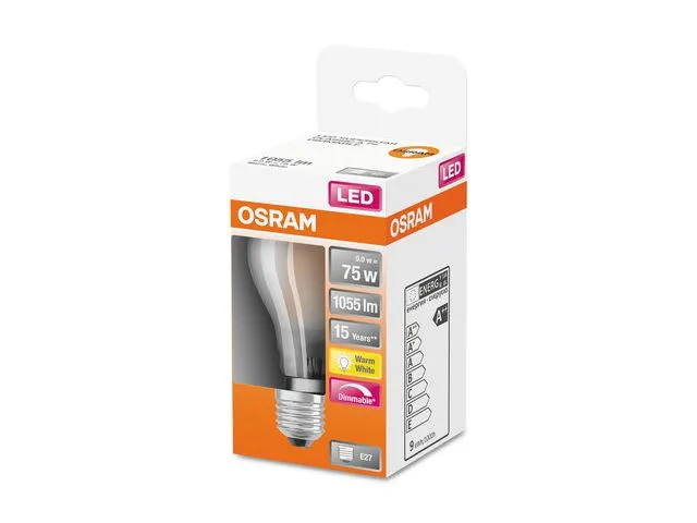 Osram Lyspære OSRAM classic A75 E27 dim