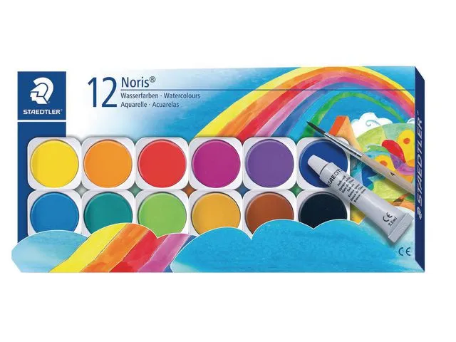 Staedtler Noris Club® 888 NC12, assorterte akvarellfarger