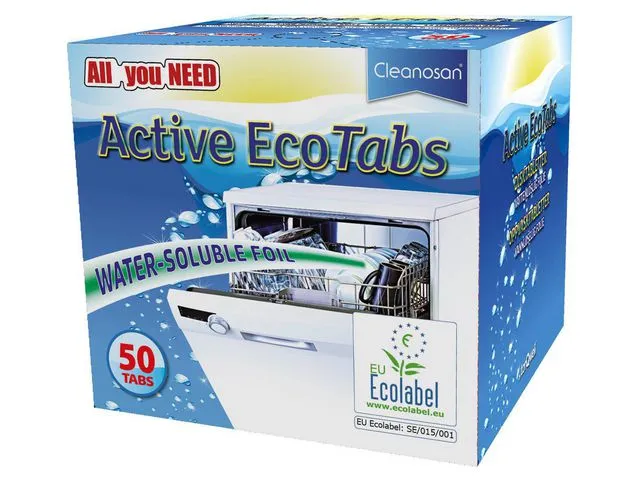 Cleanosan Maskinoppvask, Active tabs