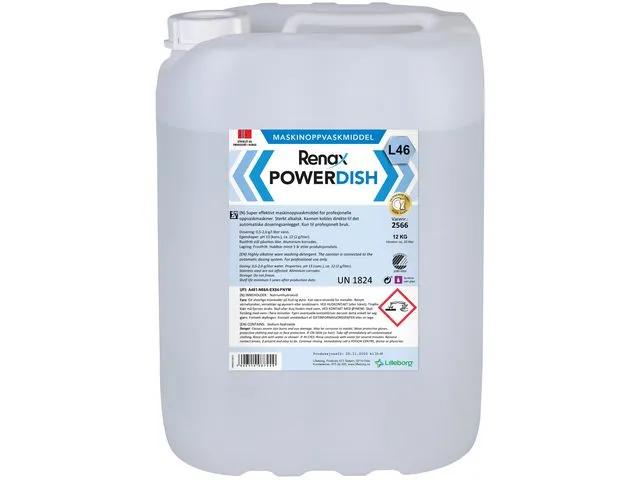Renax Maskinoppvask SUN Prof Power L46 12kg