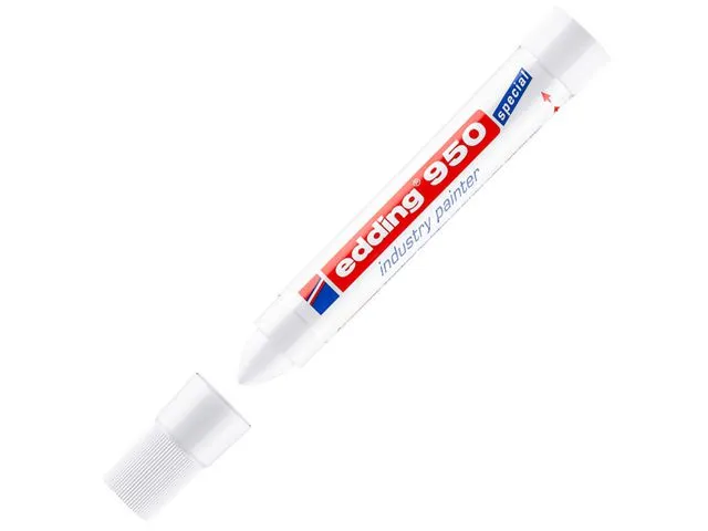 edding 950 Industry Painter med 10 mm hvit kulespiss