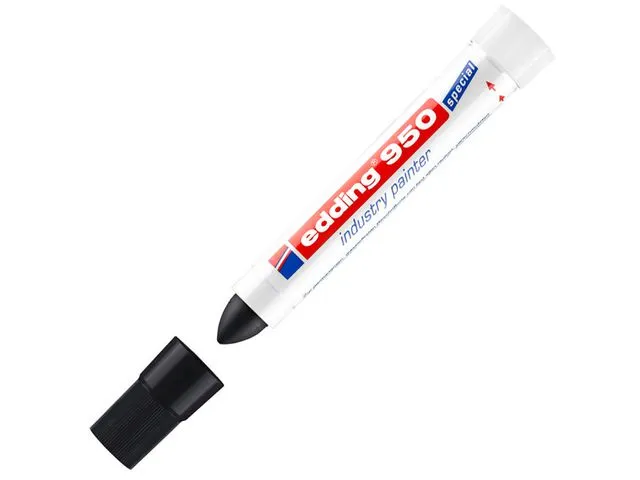 edding 950 Industry Painter med kulespiss 10 mm, sort