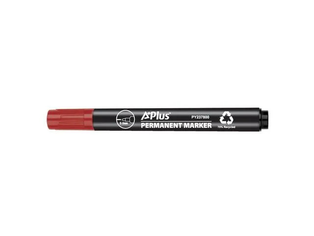 A PLUS Merkepenn A PLUS eco rund 1-3mm rød