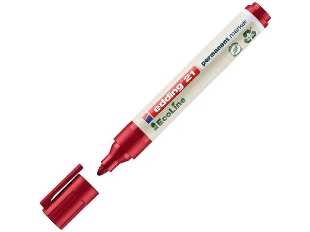 edding Merkepenn EDDING 21 EcoLine rød