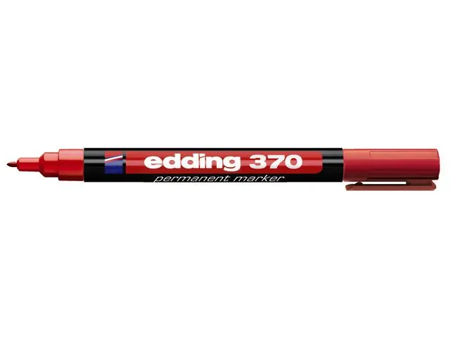 edding Merkepenn EDDING 370 rød
