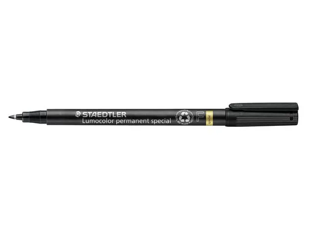 STAEDTLER Lumocolor Lumocolor® 319 permanent spesiell merkepenn, tynn spiss, 0,6 mm strekbredde, sort