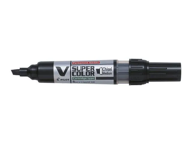 Pilot Begreen Begreen V Super Color permanent merketusj skråskåret spiss 5,0 mm svart