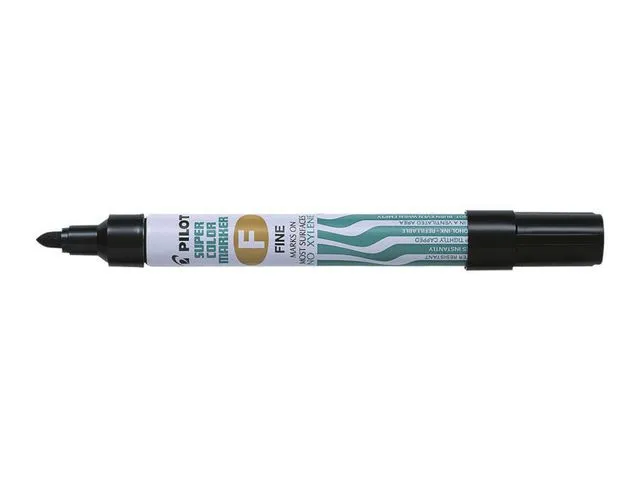Pilot Bullet Marker permanent kulespiss, svart