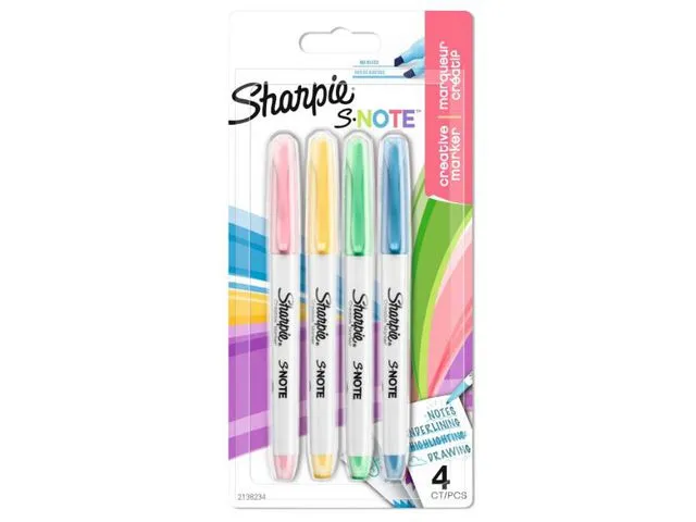 Sharpie Merkepenn SHARPIE S-Note pastell (4)